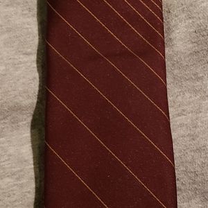 Pierre Cardin vintage maroon tie with stripes